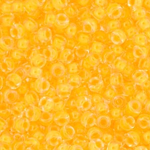 8/0 Miyuki Seed Beads - 25g Bag – Luminous Sunglow - Colour 1121