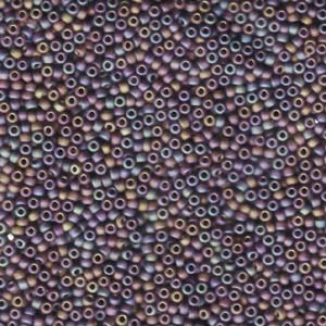 11/0 Miyuki Seed Beads 25g Bag – Matte Transparent Brown AB - Colour 135FR