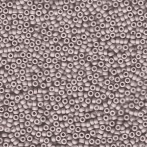 15/0 Miyuki Seed Beads - 5g Bag – Fancy Frosted Palest Cocoa  – Colour 2027