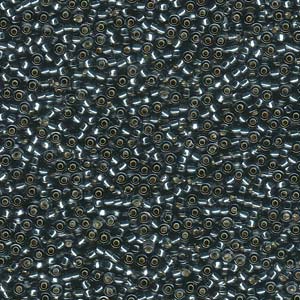 11/0 Miyuki Seed Beads - 25g Bag – Silver Lined Transparent Grey - Colour 21