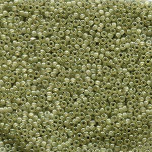 15/0 Miyuki Seed Beads 8.2 gram tube – Celery - Colour 2374