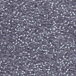 11/0 Miyuki Seed Beads - 25g Bag – Sparkle Pewter Lined Crystal - Colour 242