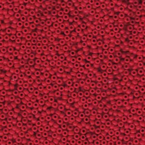 11/0 Miyuki Seed Beads - 25g Bag – Opaque Maroon - Colour 408