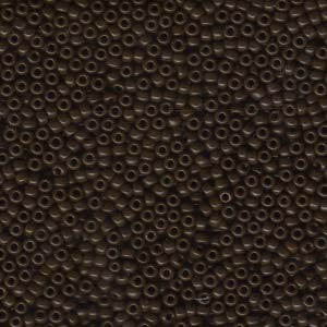 8/0 Miyuki Seed Beads - 25g Bag – Opaque Chocolate - Colour 409