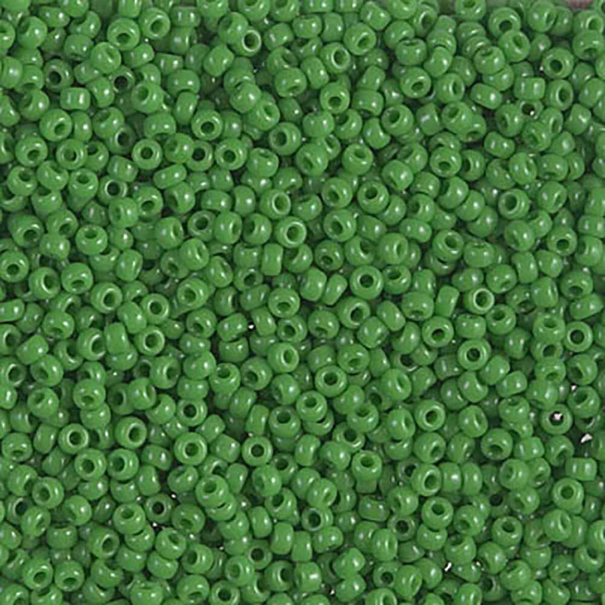 11/0 Miyuki Seed Beads - 25g Bag – Opaque Jade Green - Colour 411