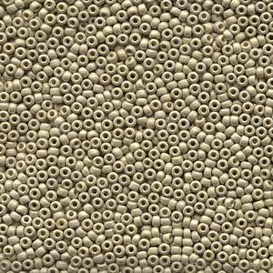 11/0 Miyuki Seed Beads - 25g Bag - Duracoat Matte Silver - Colour 4201F