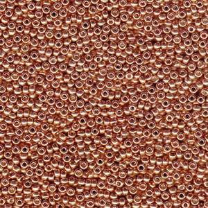 8/0 Miyuki Seed Beads - 25g Bag – Duracoat Galvanised Muscat – Colour 4206