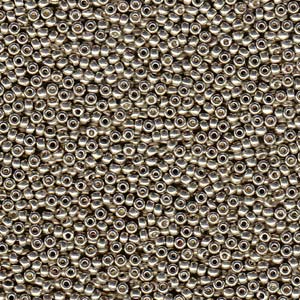 11/0 Miyuki Seed Beads 25g Bag – Duracoat Galvanised Light Smoky Pewter – Colour 4221