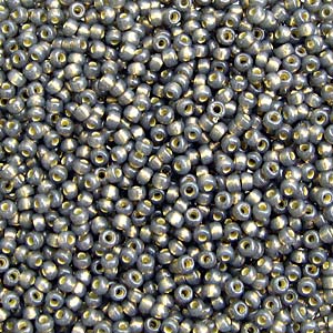 11/0 Miyuki Seed Beads 24 gram tube – Duracoat S/L Smoke Grey - Colour 4251