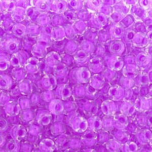 15/0 Miyuki Seed Beads 8.2 gram tube - Luminous Plum Crazy - Colour 4303