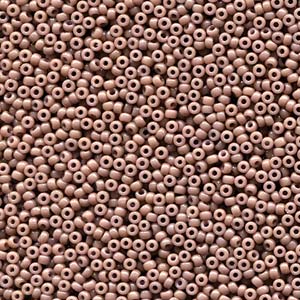 15/0 Miyuki Seed Beads - 5g Bag - Duracoat Opaque Dyed Grey - Colour 4455