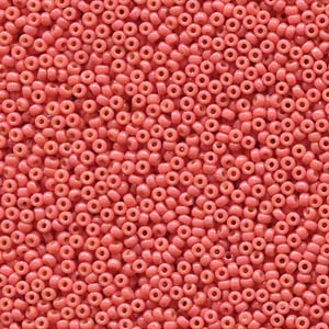 15/0 Miyuki Seed Beads - 5g Bag – Duracoat Opaque Dyed Rose - Colour 4464