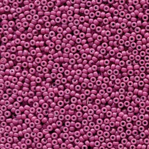 11/0 Miyuki Seed Beads 25g Bag – Duracoat Opaque Dyed Violet - Colour 4468