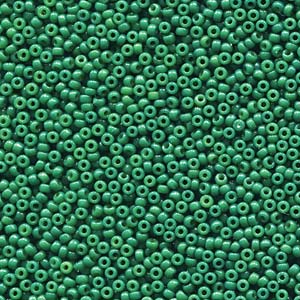 15/0 Miyuki Seed Beads - 5g Bag – Duracoat Opaque Dyed Spruce - Colour 4477