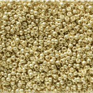 250g Wholesale Bag - 11/0 Miyuki Seed Beads – Duracoat Galvanized Yellow Gold - Colour 5102