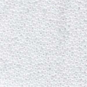 15/0 Miyuki Seed Beads - 5g Bag – White Ceylon - Colour 528