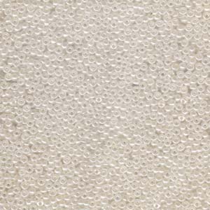 15/0 Miyuki Seed Beads – Pearl Ceylon - Colour 591 - 50g Wholesale Bag