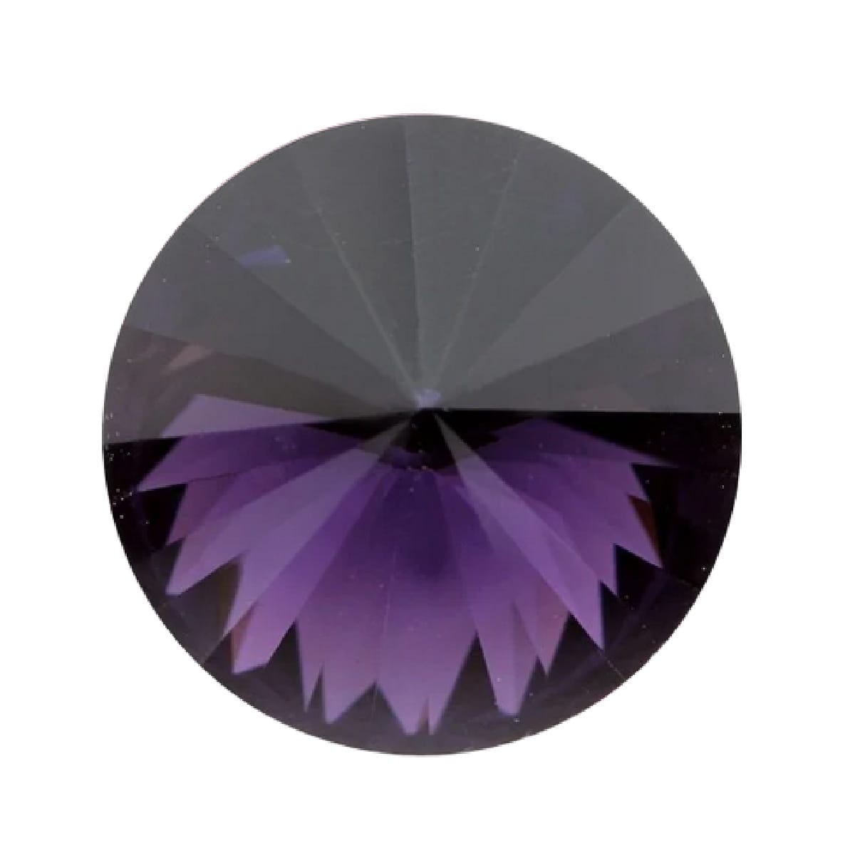 Aurora Rivoli 12mm Chaton - Amethyst