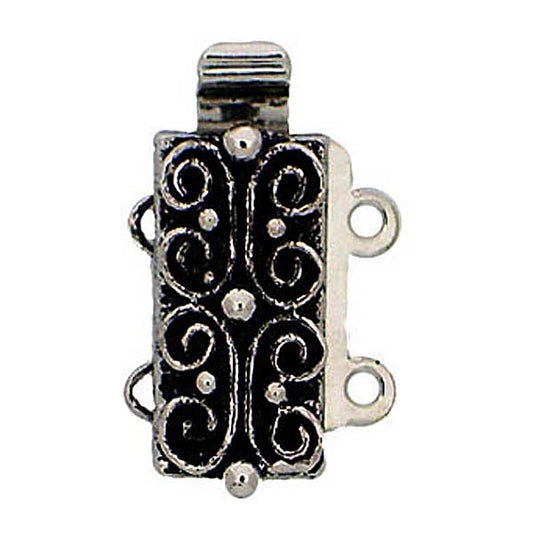Claspgarten 2 Row Scroll Pattern Clasp 13495-02-25-00-000