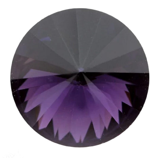Aurora Rivoli 14mm Chaton - Amethyst