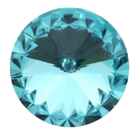 Aurora Rivoli 14mm Chaton - Aquamarine