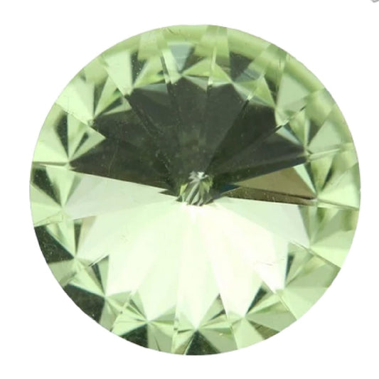 Aurora Rivoli 14mm Chaton - Chrysolite