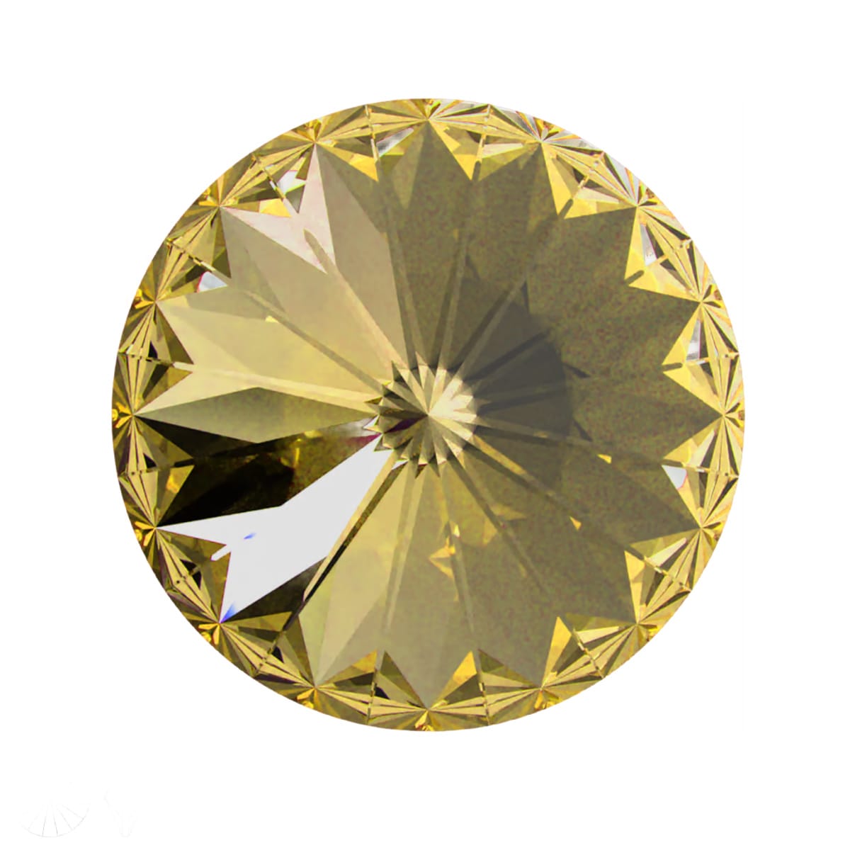 Aurora Rivoli 14mm - Light Topaz