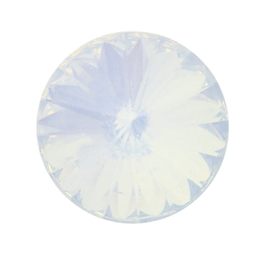 Aurora Rivoli 14mm Chaton - White Opal