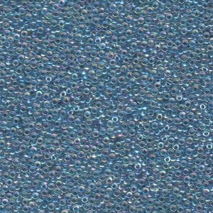 15/0 Miyuki Seed Beads -5g Bag – Lined Light Blue – Colour 279