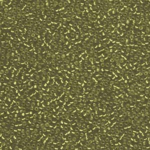 15/0 Miyuki Seed Beads - 5g Bag - Semi Matte S/L Lt Green - Colour 1630