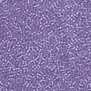 15/0 Miyuki Seed Beads - 5g Bag - Semi Matte S/L Purple - Colour 1654