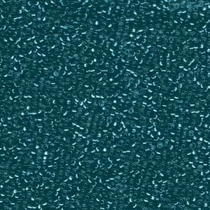 15/0 Miyuki Seed Beads - 5g Bag – Silver Lined Teal - Colour 1424