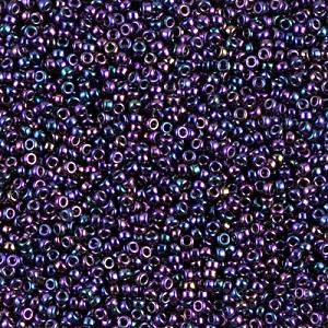 15/0 Miyuki Seed Beads - 5g Bag - Purple Iris - Colour 454