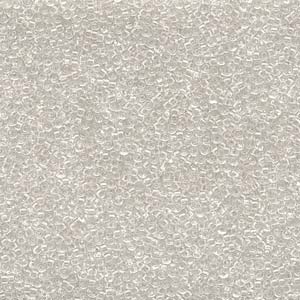 15/0 Miyuki Seed Beads - 5g Bag – Crystal - Colour 131