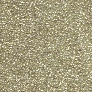 15/0 Miyuki Seed Beads - 5g Bag – Sparkle Light Bronze Lined Crystal - Colour 1521