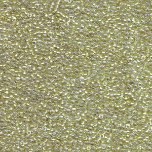 15/0 Miyuki Seed Beads- 5g Bag - Sparkle Peridot Lined Crystal - Colour 1527