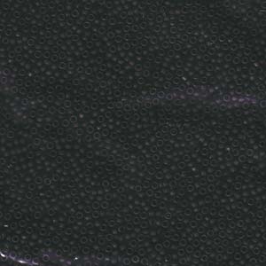 15/0 Miyuki Seed Beads - 5g Bag – Matte Black Colour 401F