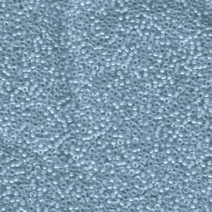 15/0 Miyuki Seed Beads - 5g Bag – Lined Light Blue AB - Colour 2205