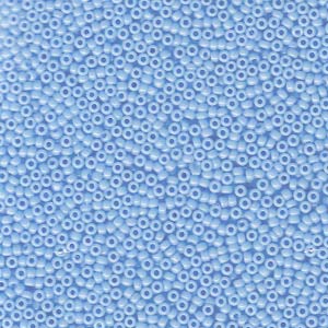 15/0 Miyuki Seed Beads - 5g Bag – Opaque Turquoise Blue - Colour 413