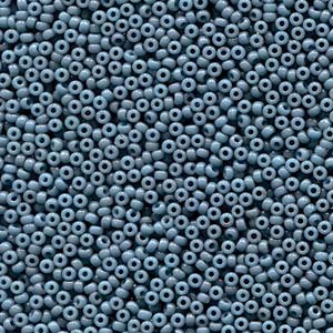 15/0 Miyuki Seed Beads - 5g Bag – Duracoat Opaque Dyed Slate - Colour 4479