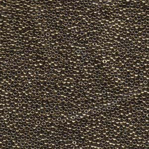 15/0 Miyuki Seed Beads - 5g Bag – Metallic Dark Bronze - Colour 457