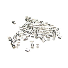 1x1mm crimps – Sterling Silver Finding – 2.5g (approx 500)