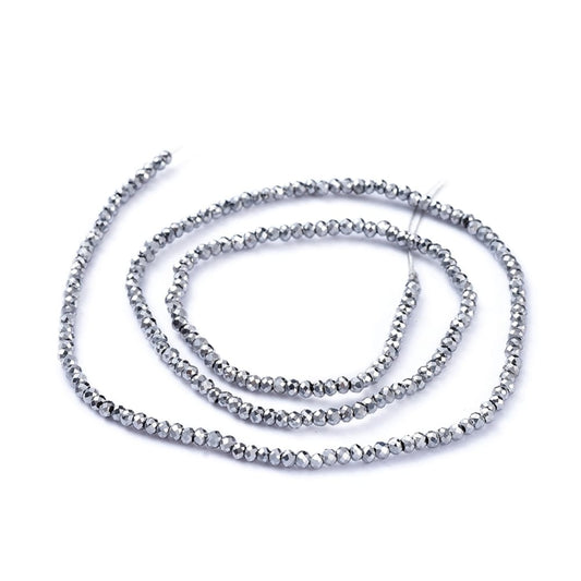 Etoile Micro Crystal Rondelles 2x1.5mm - Strand of approx 200 - Labrador