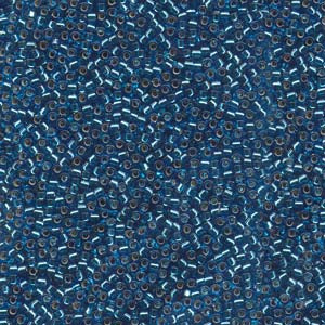 11/0 – Miyuki Delica - 5g Bag – Silver Lined Aquamarine – DB149