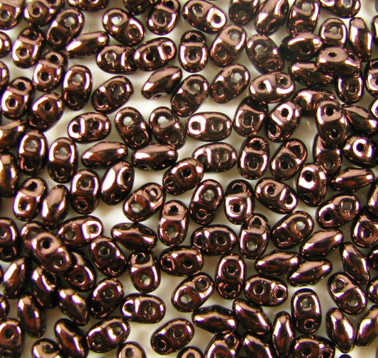 SuperDuo 2.5x5mm 25g Bag – Jet  Vega