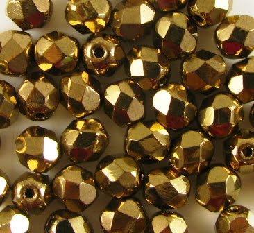 6mm Czech Fire Polish – 23980/90215 – Jet Bronze x 100