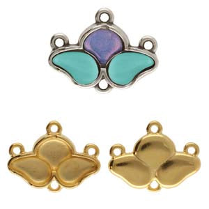Episkopi Ginko and PaisleyDuo Setting - Gold Plated