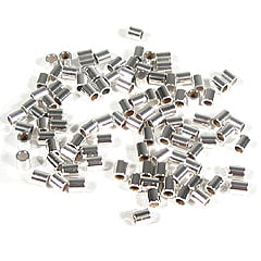 2x2mm crimps Sterling Silver – Pack of 10