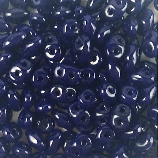 SuperDuo 2.5x5mm 24g Tube – Navy Blue