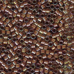 11/0 – Miyuki Delica - 5g Bag  – Cocoa Lined Crystal AB – DB1732